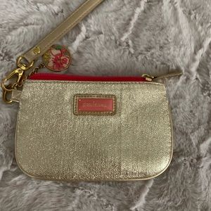 Gold wristlet